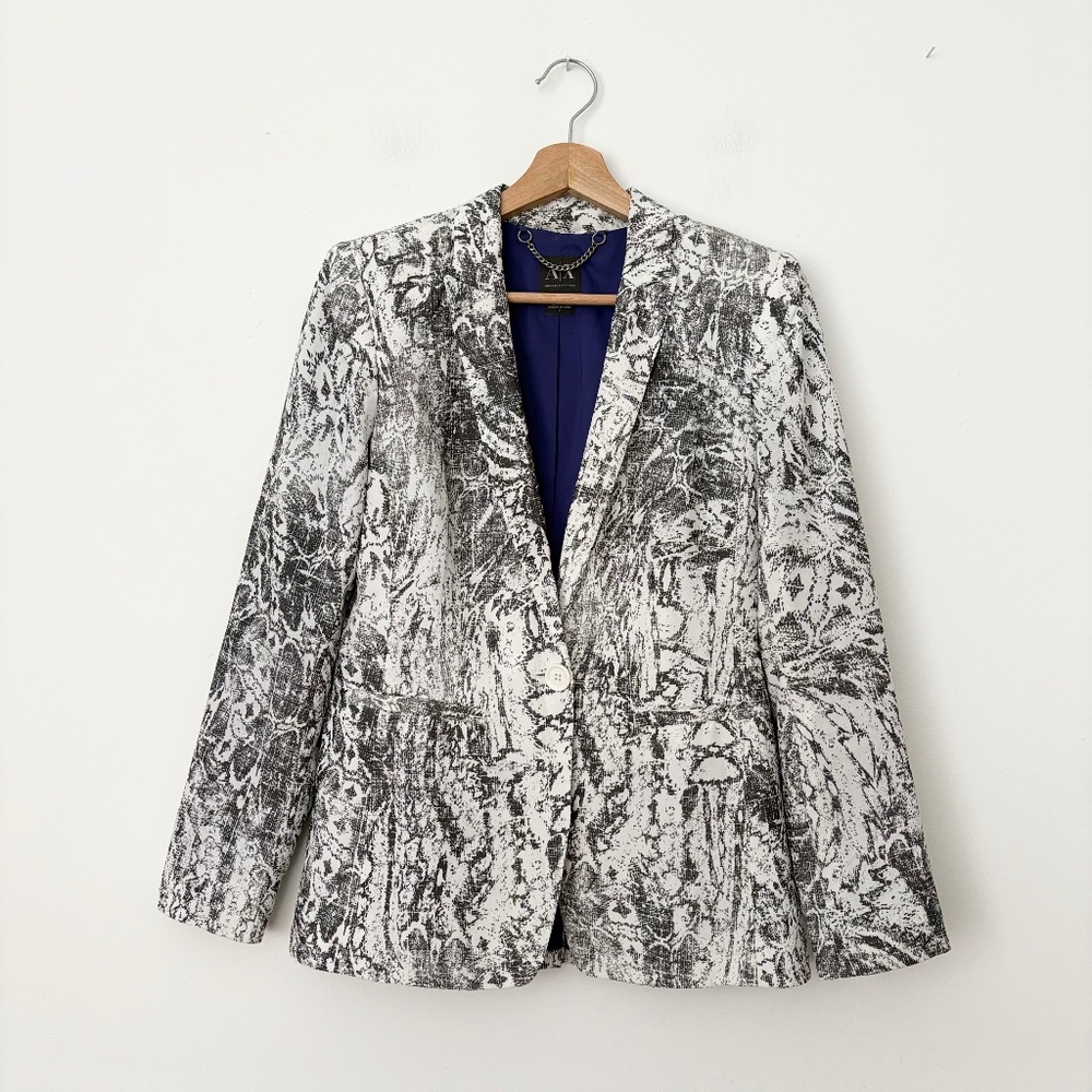 Armand Exchange snake print blazer